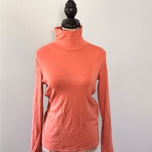 Uniqlo Dusty Rose Turtleneck Top